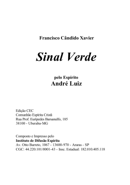 Andre Luiz - Sinal Verde _Chico Xavier_.rtf