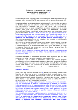 Sobre o consumo de carne