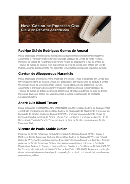 Rodrigo Otávio Rodrigues Gomes do Amaral Clayton de