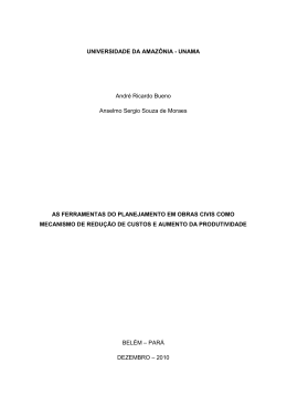 1 UNIVERSIDADE DA AMAZ&Ocirc;NIA - UNAMA Andr&eacute; Ricardo Bueno