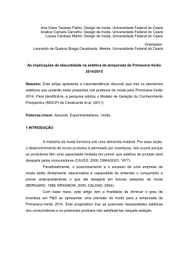 Ana Clara Tavares Fialho, Design de moda, Universidade Federal