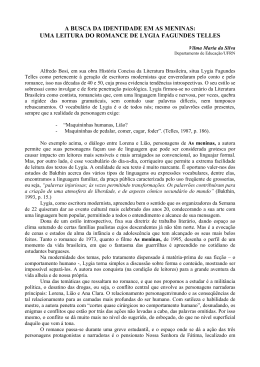 a busca da identidade em as meninas: uma leitura do