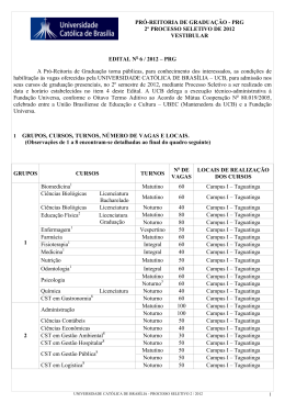 Edital PS 1&ordm; 2012 - Edi&ccedil;&atilde;o MODELO