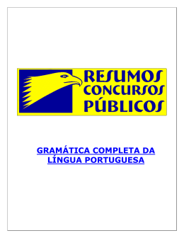 Gram&aacute;tica Completa da L&iacute;ngua Portuguesa
