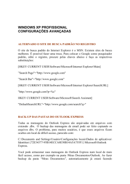 windows xp profissional configura&ccedil;&otilde;es avan&ccedil;adas