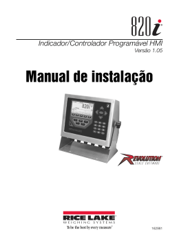 820i Installation Manual - Rice Lake Weighing Systems