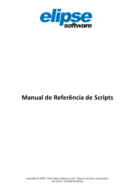 1 Introdu&ccedil;&atilde;o - Elipse Software