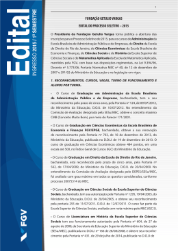 FUNDA&Ccedil;&Atilde;O GETULIO VARGAS EDITAL DO