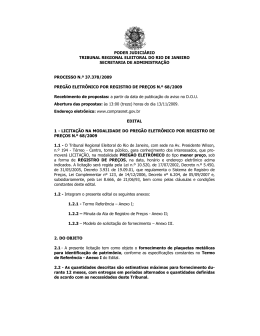 Edital - TRE-RJ