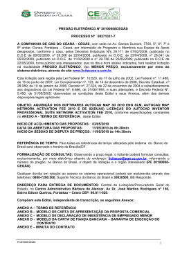 OF&Iacute;CIO No /98-PRES - SEPLAG - Sistema de Divulga&ccedil;&atilde;o de