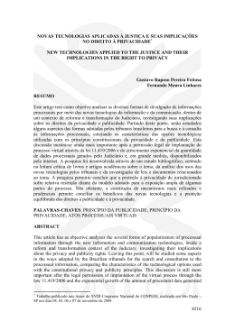 8216 novas tecnologias aplicadas &agrave; justi&ccedil;a e suas