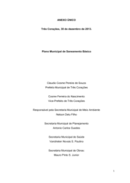 Plano Municipal de Saneamento Basico 13 06