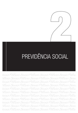 PREVID&Ecirc;NCIA SOCIAL