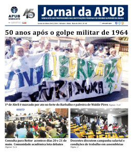 50 anos ap&oacute;s o golpe militar de 1964