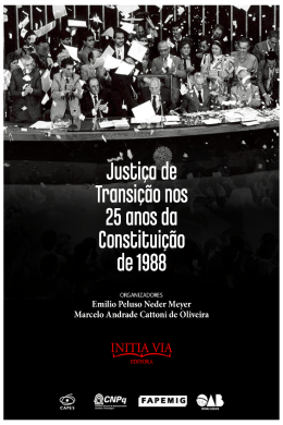 Justi&ccedil;a de Transi&ccedil;&atilde;o nos 25 anos da Constitui&ccedil;&atilde;o de 1988