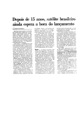 ULISSES CAPOZOLI ÍQuinze anos apÓs a criacao do programa