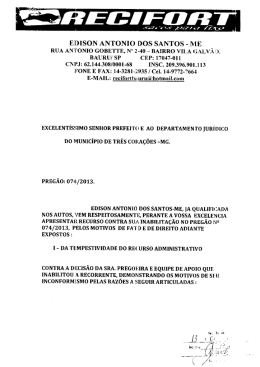 EDISON ANTONIO DOS SANTOS - ME