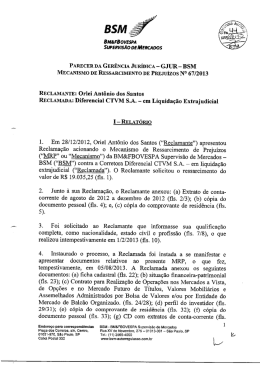 RECLAMANTE: Orlei Ant&ocirc;nio dos Santos