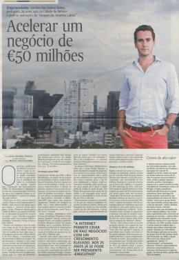 Empreendedor Antonio dos Santos Nunes.