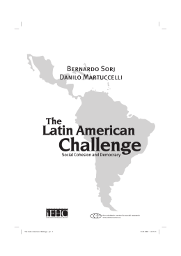 The Latin American Challenge - Centro Edelstein de Pesquisas
