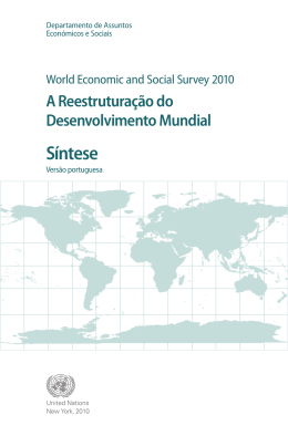 World Economic and Social Survey 2010
