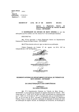 DECRETO N&ordm; 2.510, DE 27 DE AGOSTO DE 2014