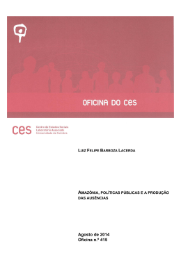 Agosto de 2014 Oficina n.&ordm; 415