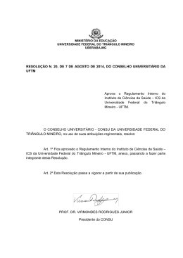 RESOLU&Ccedil;&Atilde;O N. 20, DE 7 DE AGOSTO DE 2014, DO