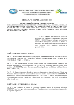 EDITAL N. º 01 DE 27 DE AGOSTO DE 2014