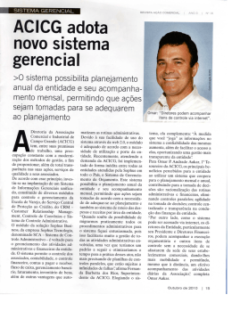 ACICG adota - Sophus Tecnologia