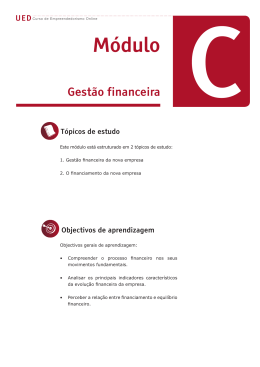 Gest&atilde;o Financeira