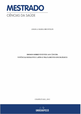 angela maria brustolin idosos sobreviventes ao câncer