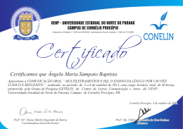 &Acirc;ngela Maria Sampaio Baptista