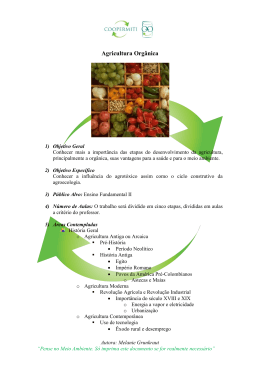 Agricultura Org&acirc;nica