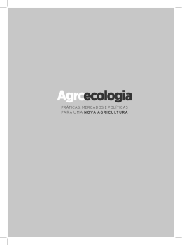 AGROECOLOGIA – Práticas, mercados e políticas para - AS-PTA