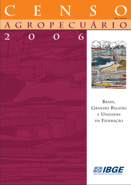 Censo Agropecu&aacute;rio 2006