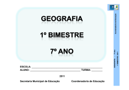 Geografia 7&Acirc;&ordm; ano 2011-1