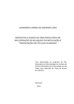 leonardo carmo de andrade lima respostas a danos no dna