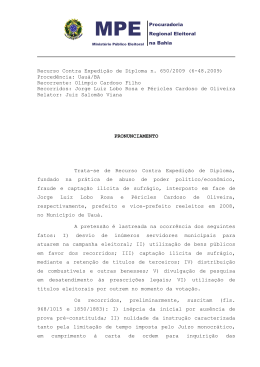 pronunciamento - MPF-BA