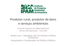 IPAM - C&acirc;mara dos Deputados