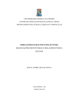 afro-literaturas infantil/juvenil - CCHLA