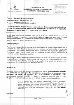Julg. Impugnação da Empresa Andre Lima