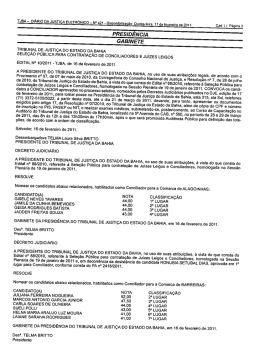 Atos de Nomeação de Conciliadores