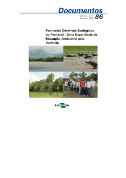 Formando Detetives Ecol&oacute;gicos no Pantanal