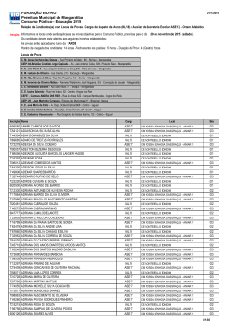 FUNDA&Ccedil;&Atilde;O BIO-RIO Prefeitura Municipal de