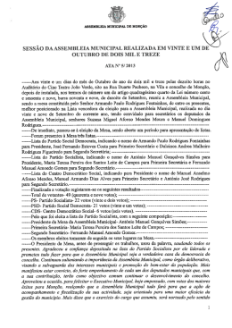 ATA 5-2013 - C&acirc;mara Municipal de Mon&ccedil;&atilde;o