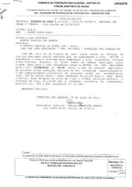 (p&aacute;g. 1) e a certid&atilde;o da Oficiala