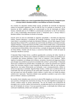 Ata de Audiência Pública - Assembleia Legislativa do Estado de Goiás