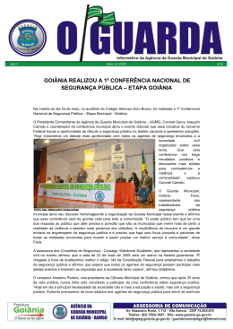 goiânia realizou a 1ª conferência nacional de segurança pública