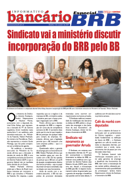 incorporação do BRB pelo BB - Sindicato dos Bancários de Brasília
